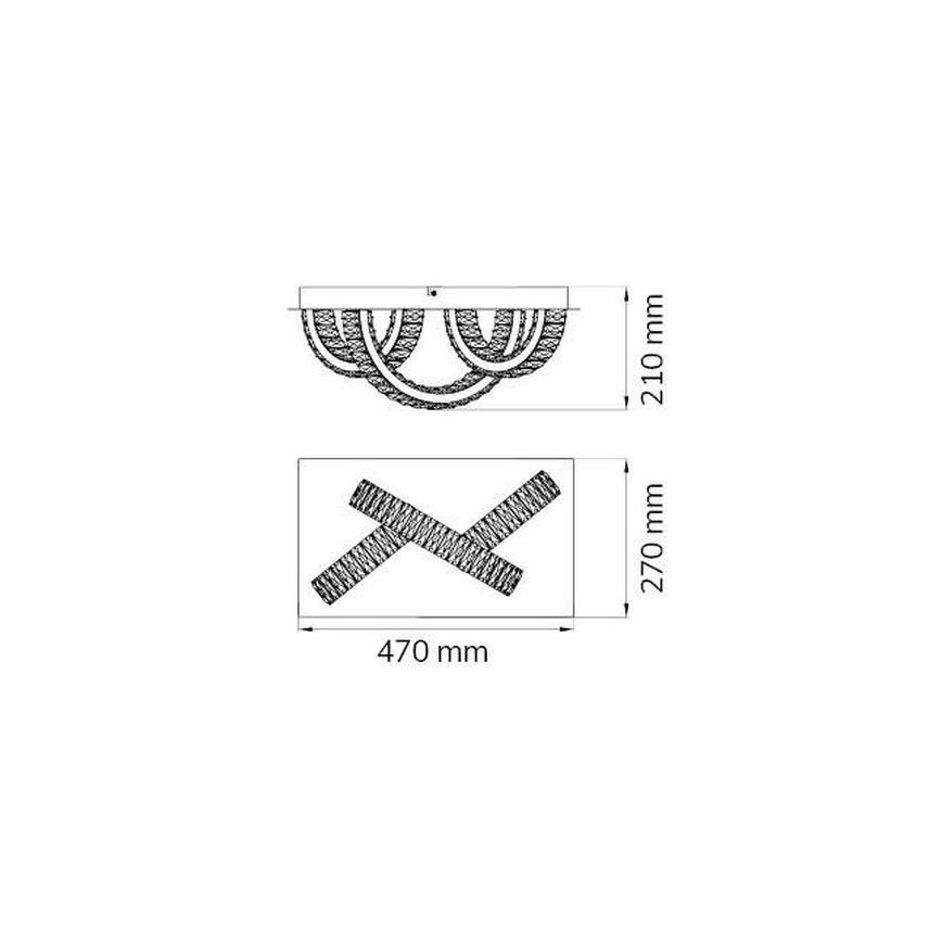 Wofi 4293.03.01.8000 - Φωτιστικό οροφής LED ANESA LED/11W/230V