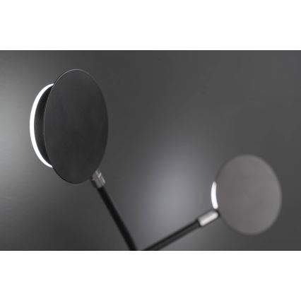 Wofi 446602109000 - LED Επιτοίχιο φωτιστικό BELIZE 2xLED/5W/230V 3000K μαύρο