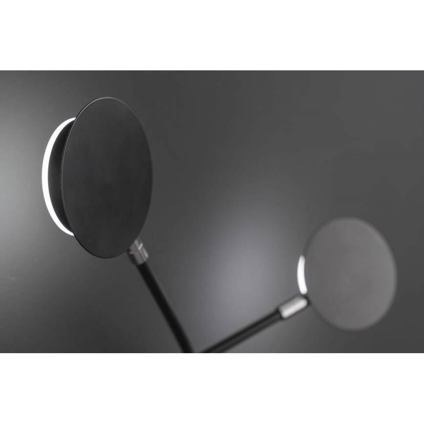 Wofi 446602109000 - LED Επιτοίχιο φωτιστικό BELIZE 2xLED/5W/230V 3000K μαύρο