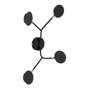Wofi 446604109000 - LED Επιτοίχιο φωτιστικό BELIZE 4xLED/5W/230V 3000K μαύρο