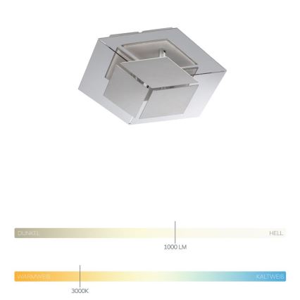 Wofi 4825.01.54.9000 - Φωτιστικό τοίχου LED HARPER LED/12W/230V 3000K