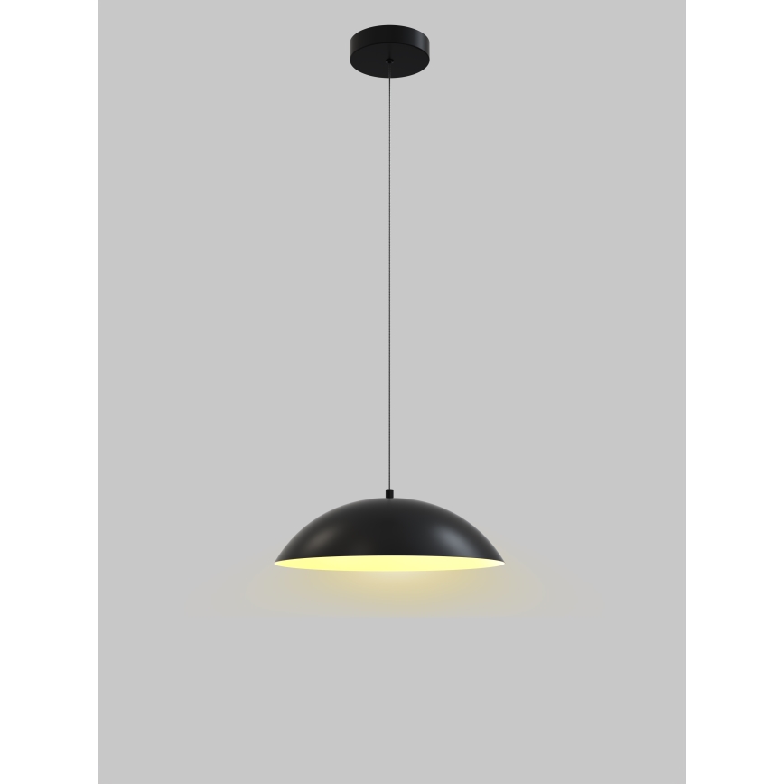 Wofi 6001-104 - Led Dimmable κρεμαστό φωτιστικό οροφής ROSCOFF LED/19W/230V μαύρο/χρυσαφί