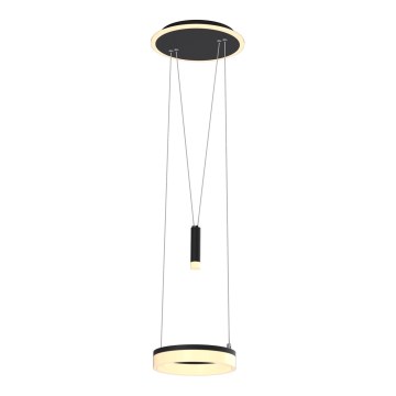 Wofi 6054-302 - Led Dimmable κρεμαστό φωτιστικό οροφής JESSE LED/15,5W/230V μαύρο