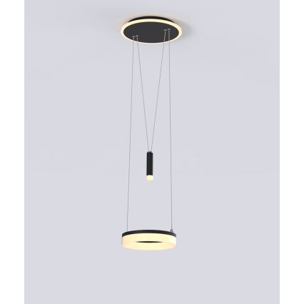 Wofi 6054-302 - Ρυθμιζόμενο LED φωτιστικό οροφής με καλώδιο JESSE LED/15,5W/230V μαύρο