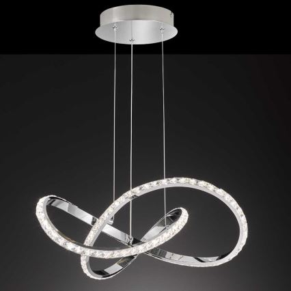 Wofi 6912.01.01.7000 - Led Dimmable κρεμαστό φωτιστικό οροφής PRISMA LED/25W/230V