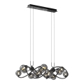 Wofi 7014-1405 -  Κρεμαστό φωτιστικό οροφής LED NANCY 14xG9/3,5W/230V μαύρο/γυαλιστερό χρώμιο