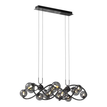 Wofi 7014-1405 -  Κρεμαστό φωτιστικό οροφής LED NANCY 14xG9/3,5W/230V μαύρο/γυαλιστερό χρώμιο