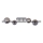 Wofi 7014-405W - LED Πλαφονιέρα οροφής VILLA 4xG9/3W/230V μαύρο