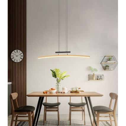 Wofi 7020-106 - Led Dimmable κρεμαστό φωτιστικό οροφής BOLOGNA LED/27W/230V