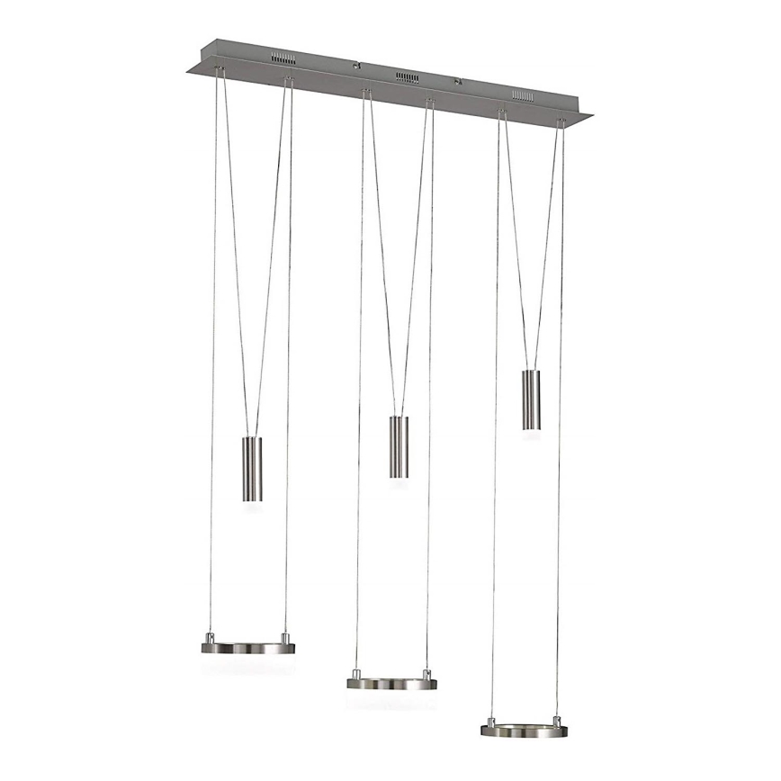 Wofi 7263.06.54.6000 - Led Dimmable κρεμαστό φωτιστικό οροφής JETTE 3xLED/7,5W/230V + 3xLED/1W