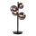 Wofi 8014.04.24.9000 - Επιτραπέζιο φωτιστικό LED VILLA 4xG9/3W/230V μαύρο
