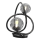 Wofi 8014-205 - Επιτραπέζιο φωτιστικό LED NANCY 2xG9/3,5W/230V μαύρο/γυαλιστερό χρώμιο