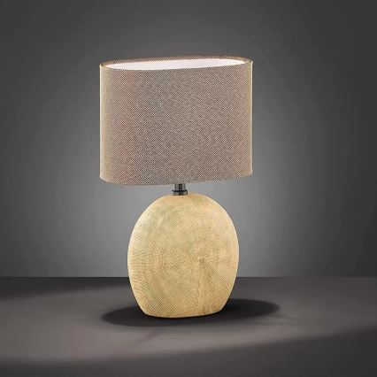 Wofi 845601236000 - Επιτραπέζιο φωτιστικό CARMEN 1xE14/40W/230V μπεζ