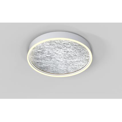 Wofi 9002-103L - LED Dimmable φωτιστικό οροφής BORDEAUX LED/60W/230V ασήμι