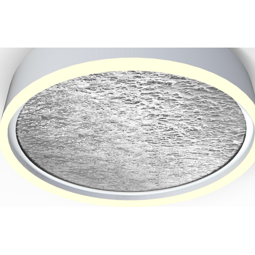 Wofi 9002-103L - LED Dimmable φωτιστικό οροφής BORDEAUX LED/60W/230V ασήμι