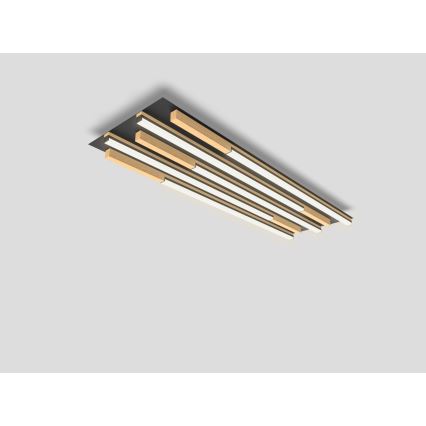 Wofi 9031-506L - LED Dimmable φωτιστικό οροφής PALERMO LED/57W/230V Καουτσουκόδεντρο