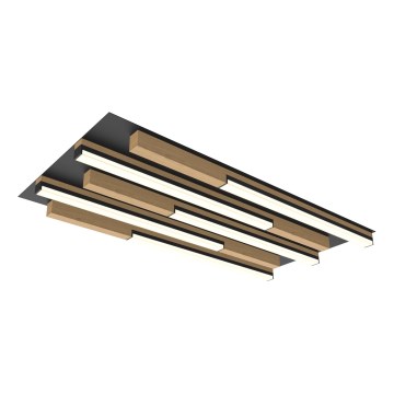 Wofi 9031-506S - LED ρυθμιζόμενο φωτιστικό οροφής PALERMO LED/34W/230V καουτσουκόδεντρο