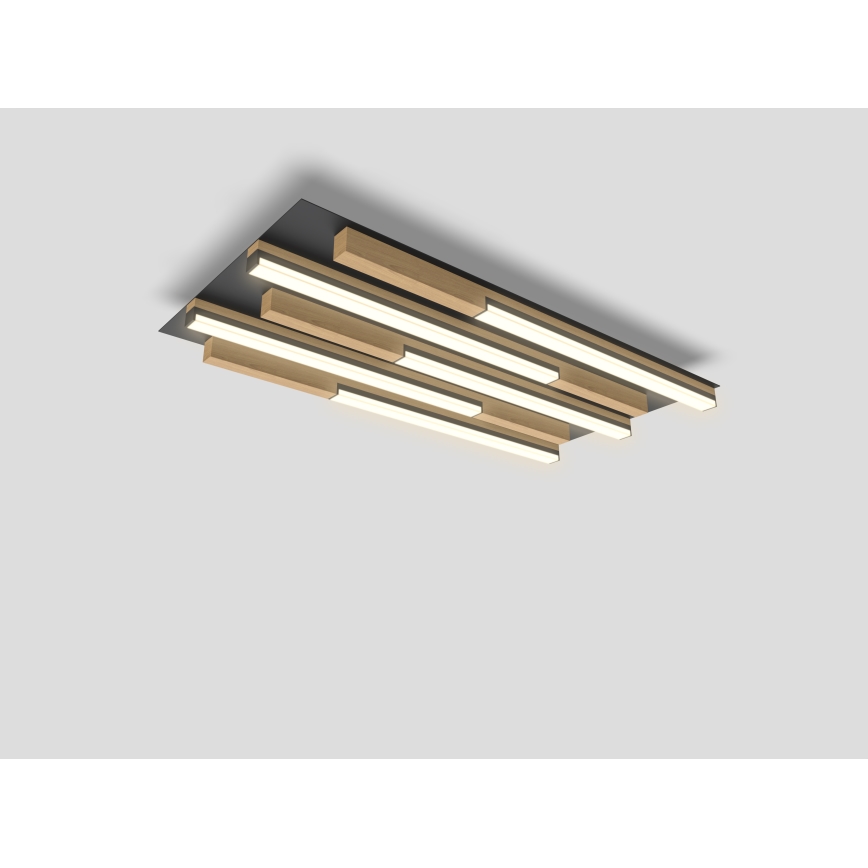 Wofi 9031-506S - LED ρυθμιζόμενο φωτιστικό οροφής PALERMO LED/34W/230V καουτσουκόδεντρο