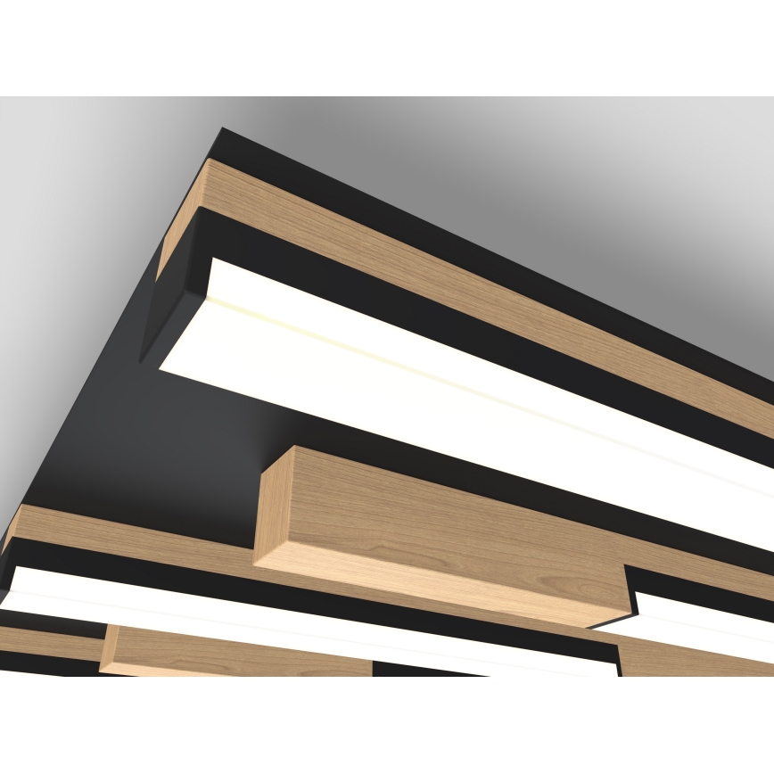 Wofi 9031-506S - LED ρυθμιζόμενο φωτιστικό οροφής PALERMO LED/34W/230V καουτσουκόδεντρο