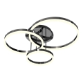 Wofi 9049-405 - LED Ρυθμιζόμενο φωτιστικό οροφής PERPIGNAN LED/51W/230V μαύρο/γυαλιστερό χρώμιο