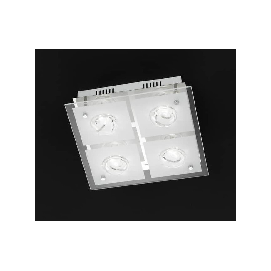 Wofi 9105.04.01.6300 - Φωτιστικό οροφής LED TYRA 4xLED/4W/230V