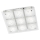 Wofi 9105.09.01.6420 - Φωτιστικό οροφής LED TYRA 9xLED/4W/230V