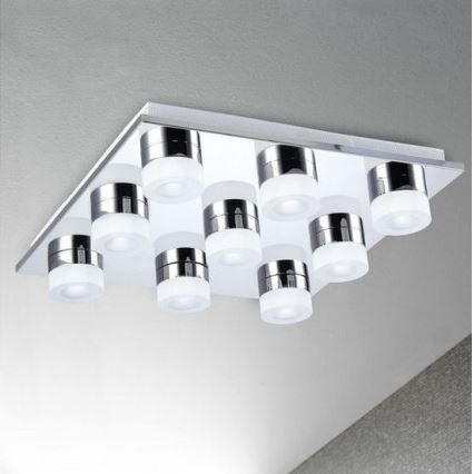 Wofi 9175.09.01.0000 - LED Dimmable φωτιστικό οροφής LOGAN 9xLED/4,2W/230V