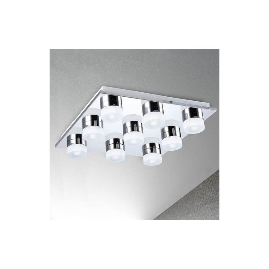 Wofi 9175.09.01.0000 - LED Dimmable φωτιστικό οροφής LOGAN 9xLED/4,2W/230V