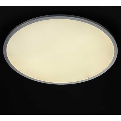 Wofi 9457.01.70.9600 - LED Dimmable φωτιστικό οροφής LINOX LED/34W/230V 3000-6000K + τηλεχειριστήριο