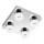 Wofi 9502.04.01.0044 - Φωτιστικό οροφής LED LUCE 4xLED/3,6W/230V