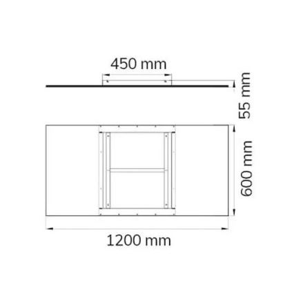 Wofi 9693.01.70.5200 - LED Dimmable φωτιστικό οροφής LIV LED/44W/230V 2800-5500K + τηλεχειριστήριο