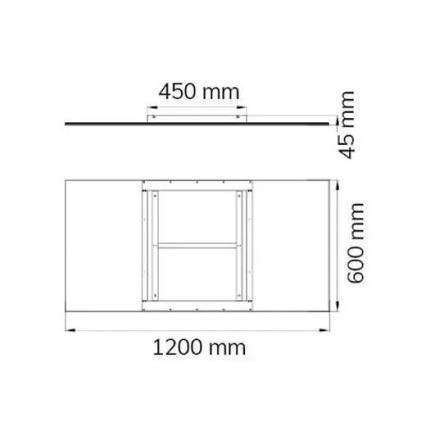 Wofi 9693.01.70.6200 - LED Dimmable φωτιστικό οροφής LIV LED/44W/230V 2800-5500K + τηλεχειριστήριο