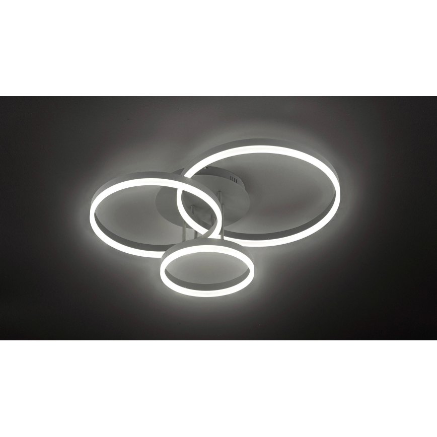 Wofi 9822.03.88.9000 - Πλαφονιέρα οροφής ντιμαριζόμενη LED VAASA LED/58W/230V