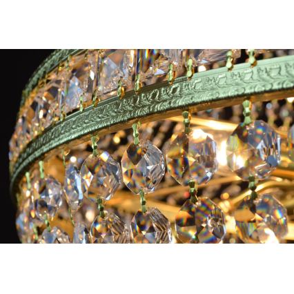 Wranovsky JWZ014060100-8 - Κρυστάλλινο πολύφωτο με αλυσίδα STOCKHOLM 8xE14/40W/230V