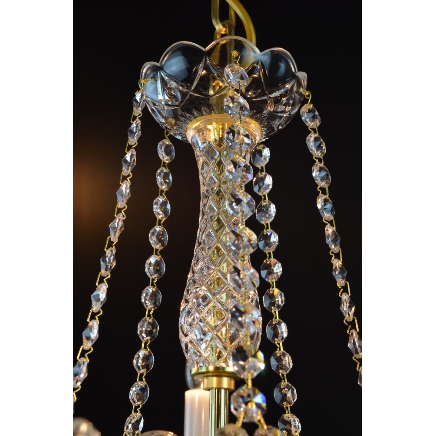 Wranovsky JWZ109052100 - Κρυστάλλινο πολύφωτο με αλυσίδα BALANCE 5xE14/40W/230V