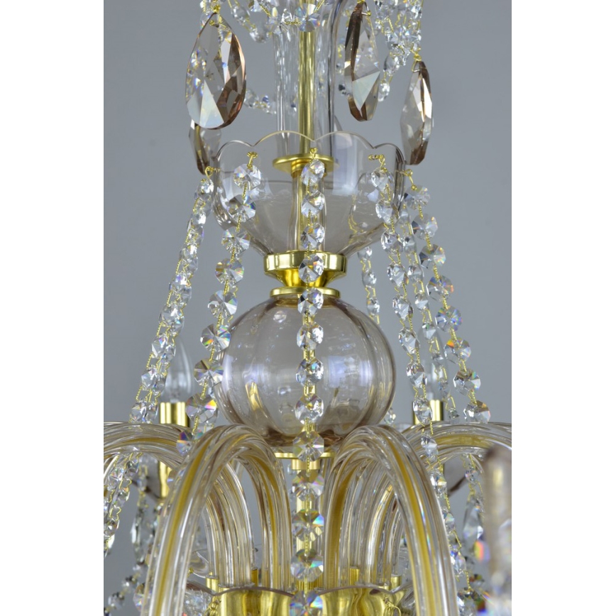 Wranovsky JWZ121102100 - Κρυστάλλινο πολύφωτο με αλυσίδα ZENITH 10xE14/40W/230V