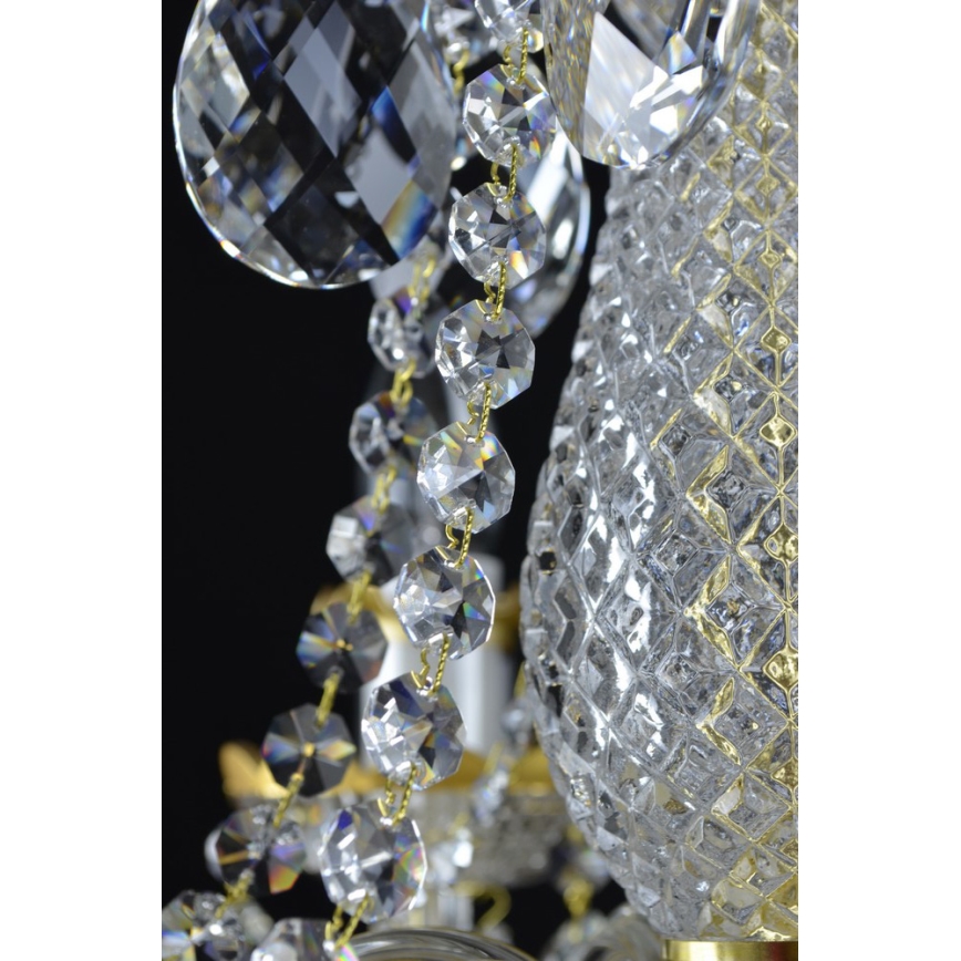 Wranovsky JWZ148062100 - Κρυστάλλινο πολύφωτο με αλυσίδα DIAMANT 6xE14/40W/230V