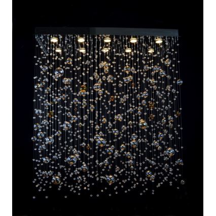 Wranovsky JWZ610100101 - Στερεωμένο κρυστάλλιν πολύφωτο ORBIS 10xGU10/40W/230V