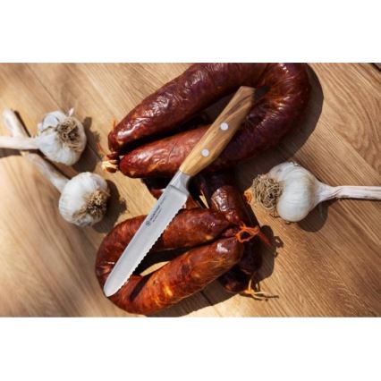 Wüsthof - Μαχαίρι κουζίνας για ψωμί AMICI 14 εκ. ελιά ξύλο