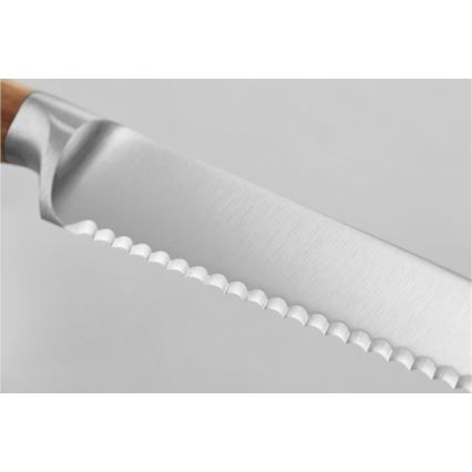 Wüsthof - Μαχαίρι κουζίνας για ψωμί AMICI 14 εκ. ελιά ξύλο