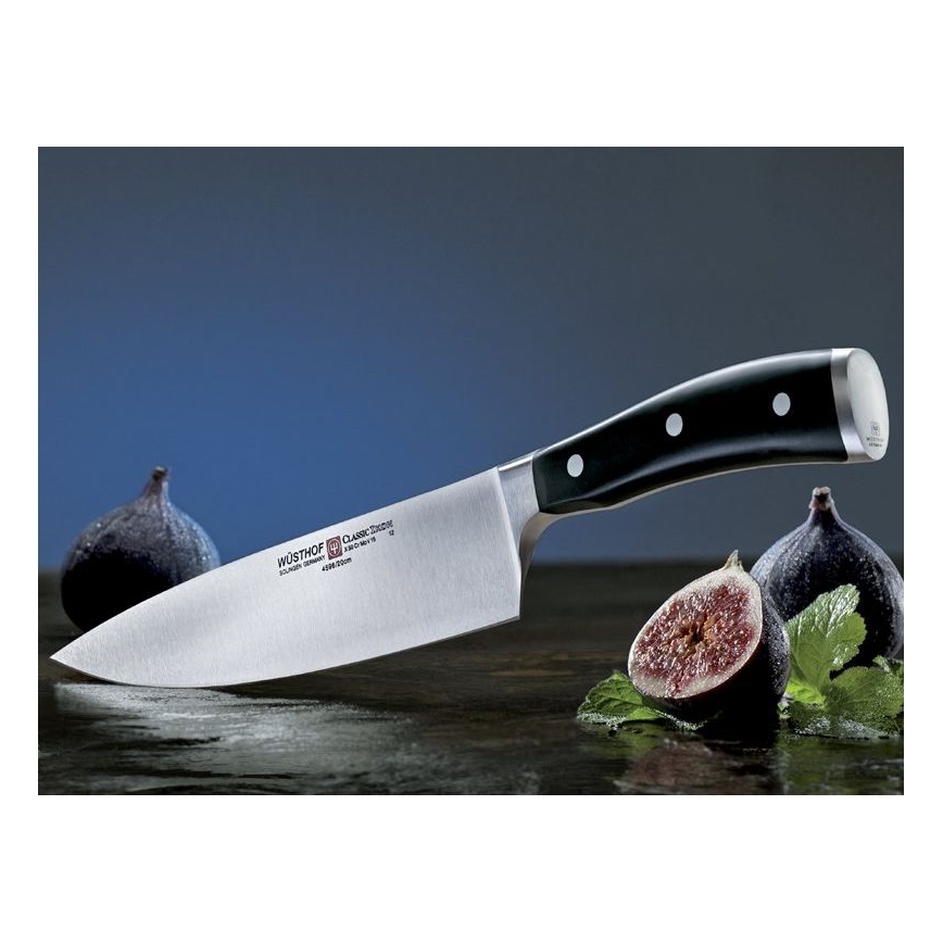 Wüsthof - Σετ μαχαίρια κουζίνας CLASSIC IKON 3 τμχ μαύρο