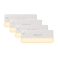 Xiaomi Yeelight - ΣΕΤ 4x LED Φωτισμός επίπλων με αισθητήρα LED/0,15W/5V 2700K