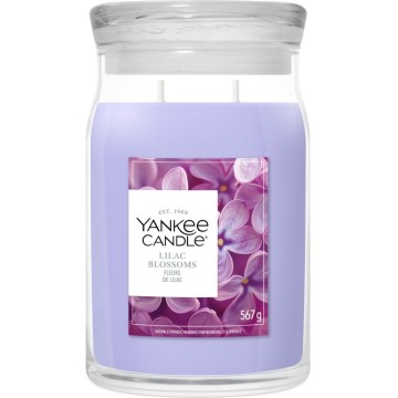 Yankee Candle - Αρωματικό κερί LILAC BLOSSOMS μεγάλο 567g 60-90 ώρες