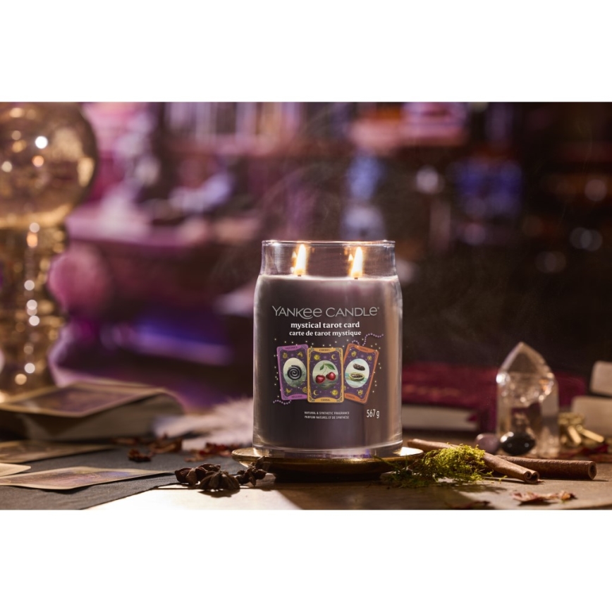 Yankee Candle - Αρωματικό κερί MYSTICAL TAROT CARD μεγάλο 567g 60-90 ώρες.