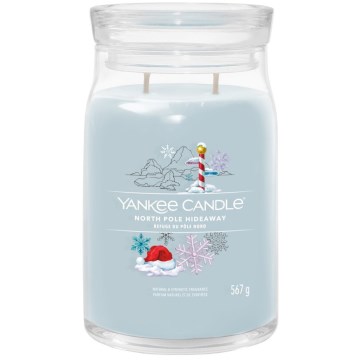 Yankee Candle - Αρωματικό κερί NORTH POLE HIDEAWAY μεγάλο 567g 60-90 ώρες