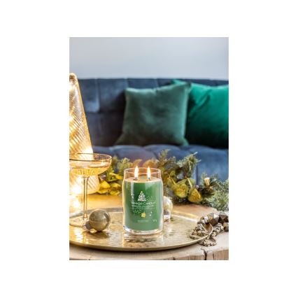 Yankee Candle - Αρωματικό κερί SHIMMERING CHRISTMAS TREE μεγάλο 567g 60-90 ώρες.