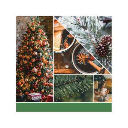 Yankee Candle - Αρωματικό κερί SHIMMERING CHRISTMAS TREE μεγάλο 567g 60-90 ώρες.