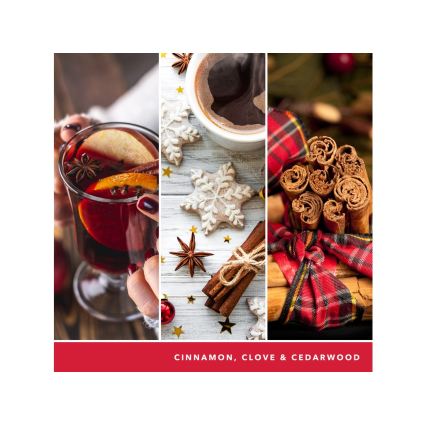 Yankee Candle - Αρωματικό κερί SPARKLING CINNAMON μεγάλο 567g 60-90 ώρες