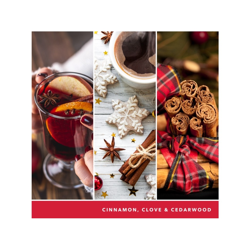 Yankee Candle - Αρωματικό κερί SPARKLING CINNAMON μεγάλο 567g 60-90 ώρες