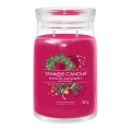 Yankee Candle - Αρωματικό κερί SPARKLING WINTERBERRY μεγάλο 567 g 60-90 ώρες